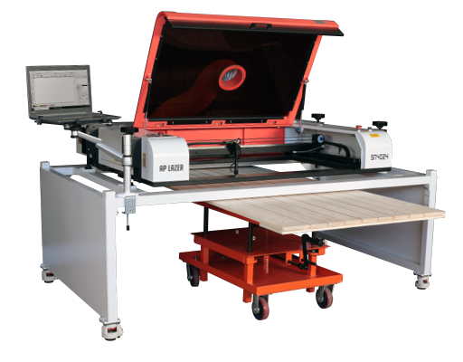 photo of laser machine